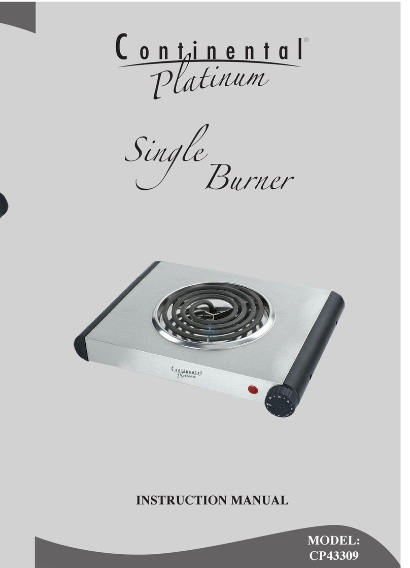Continental Platinum PATINUM CP43309 instruction manual