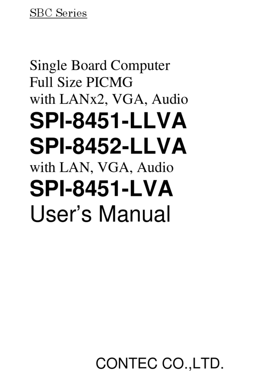 Contec SPI-8451-LLVA User manual