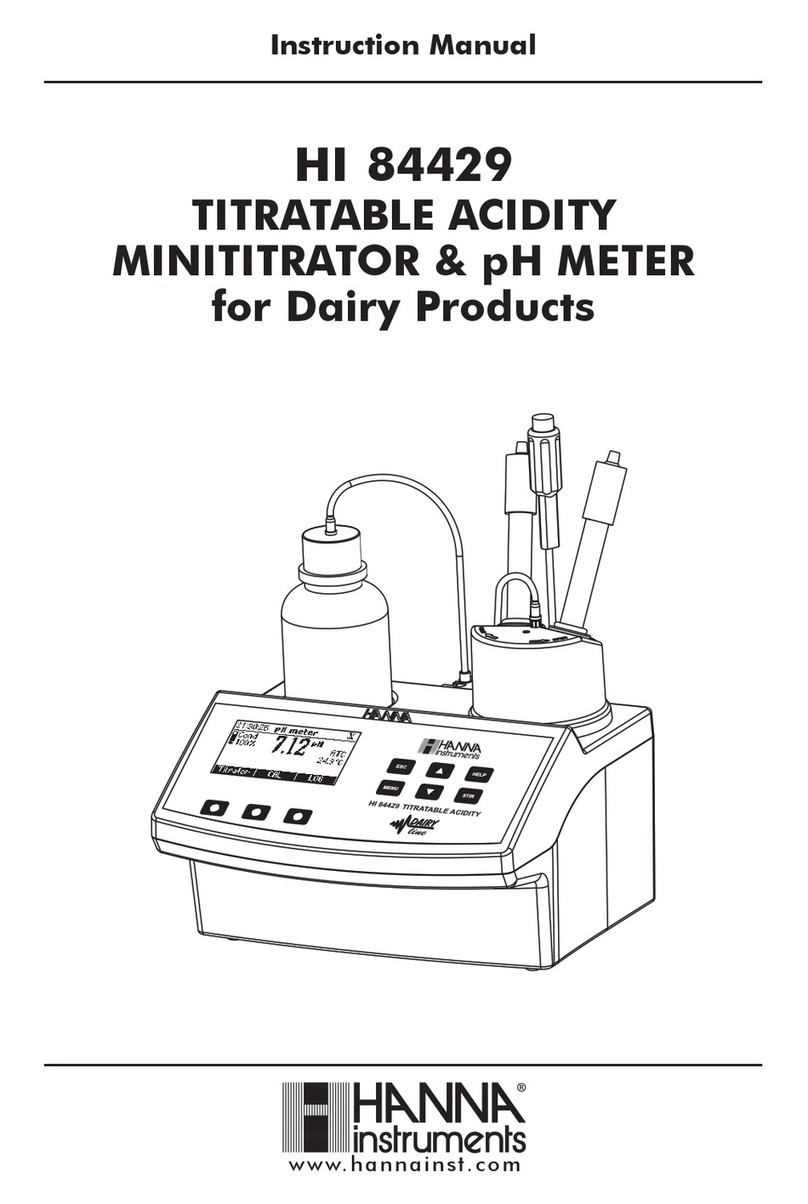 Hanna Instruments HI 84429 instruction manual