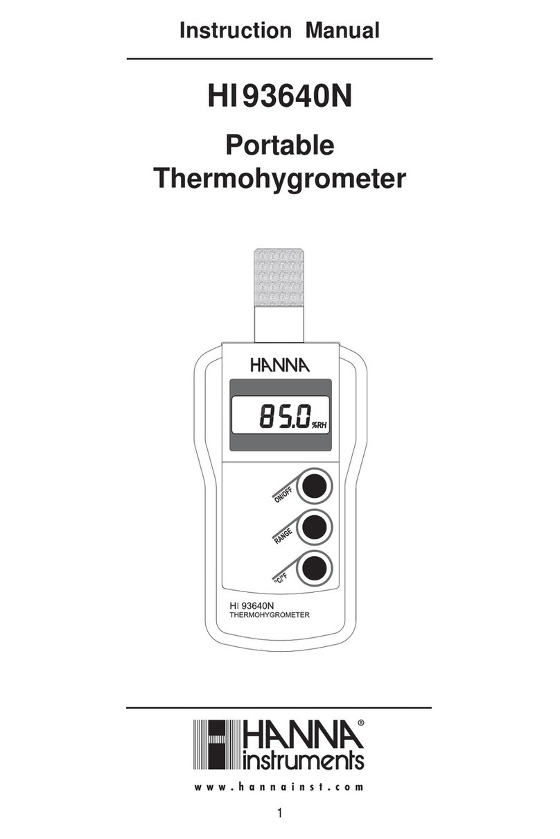 Hanna Instruments HI 93640N instruction manual