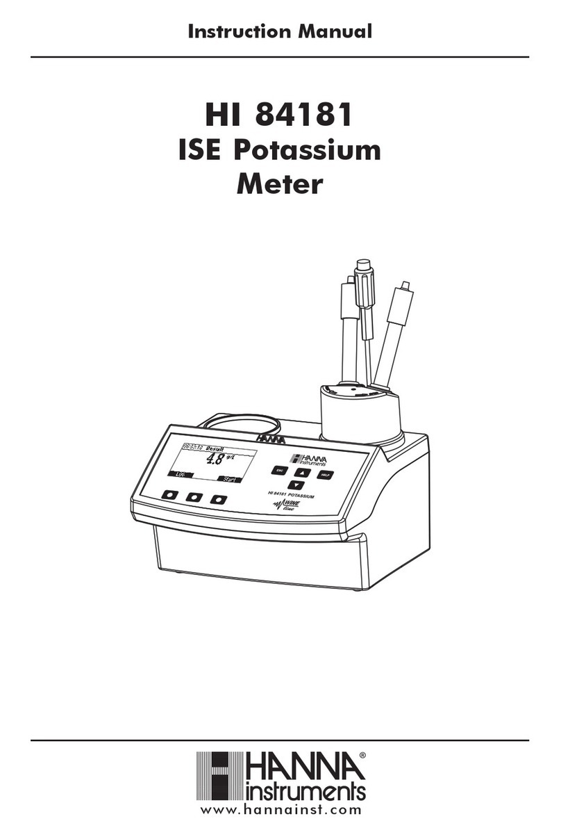 Hanna Instruments HI 84181 User manual