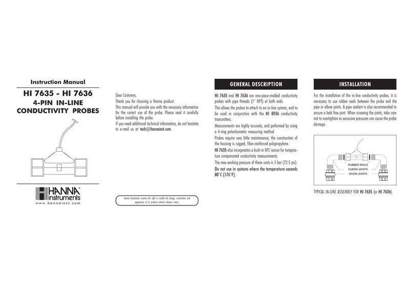 Hanna Instruments HI 7635 User manual Hanna Instruments HI 7635 User manual