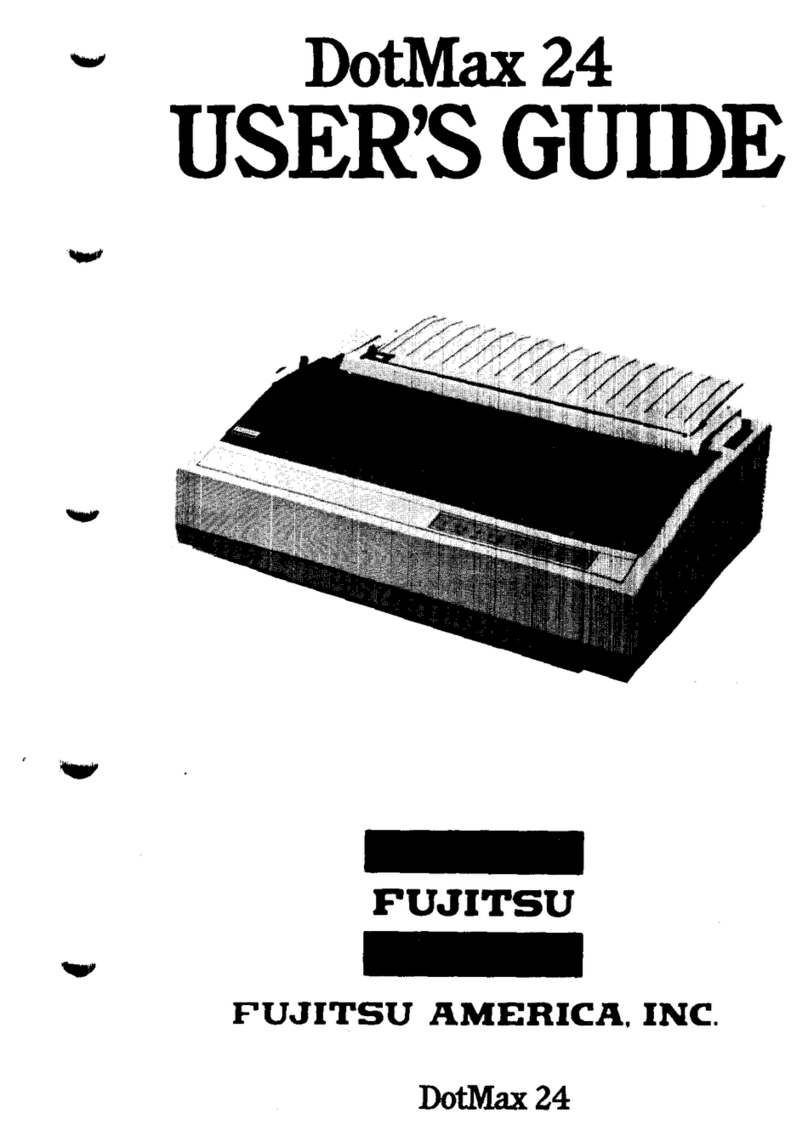 Fujitsu DotMax 24 series User manual