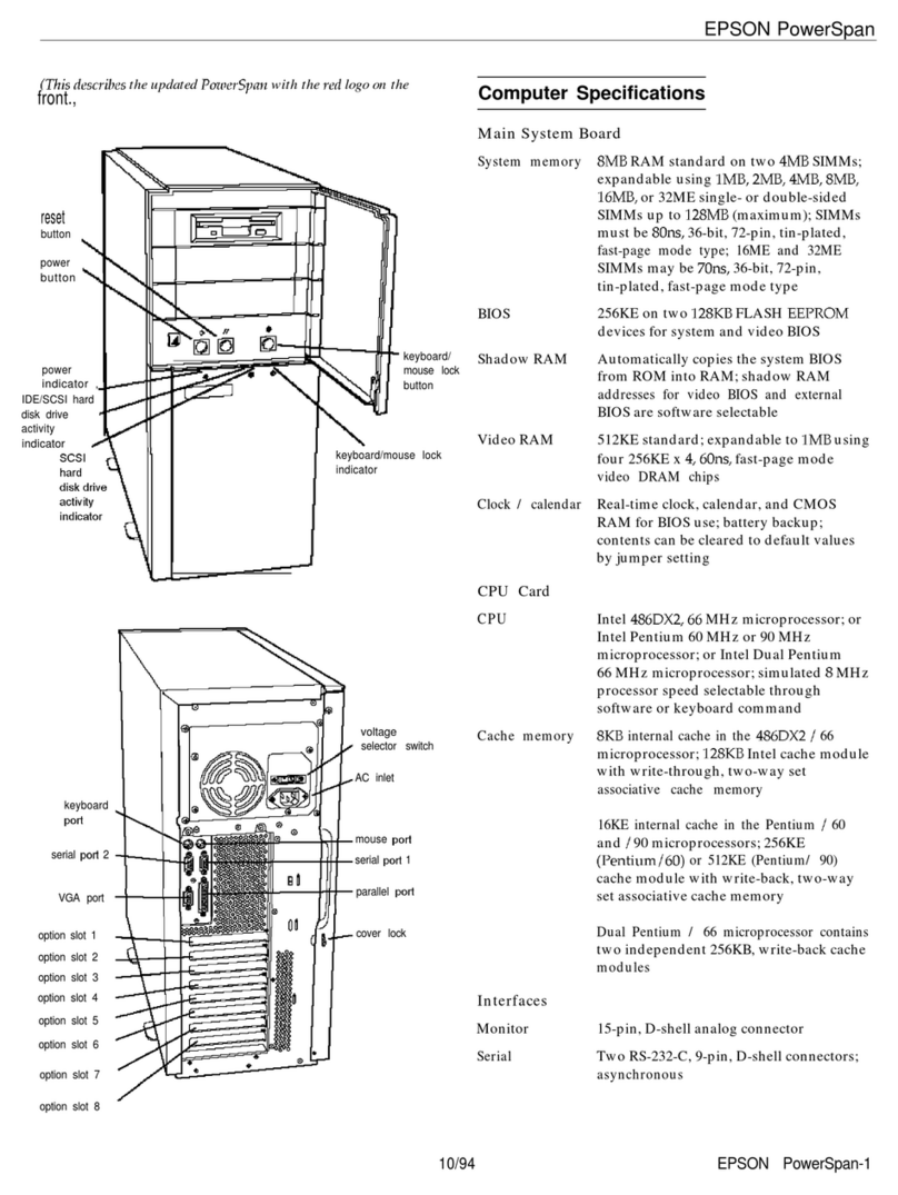 Epson Powerspan User manual