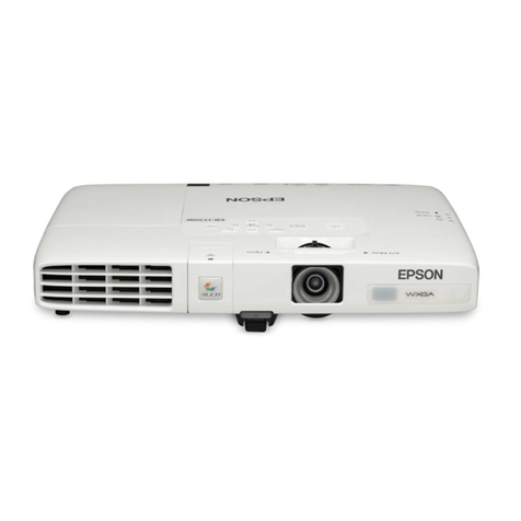 Epson PowerLite 1760W Operation guide