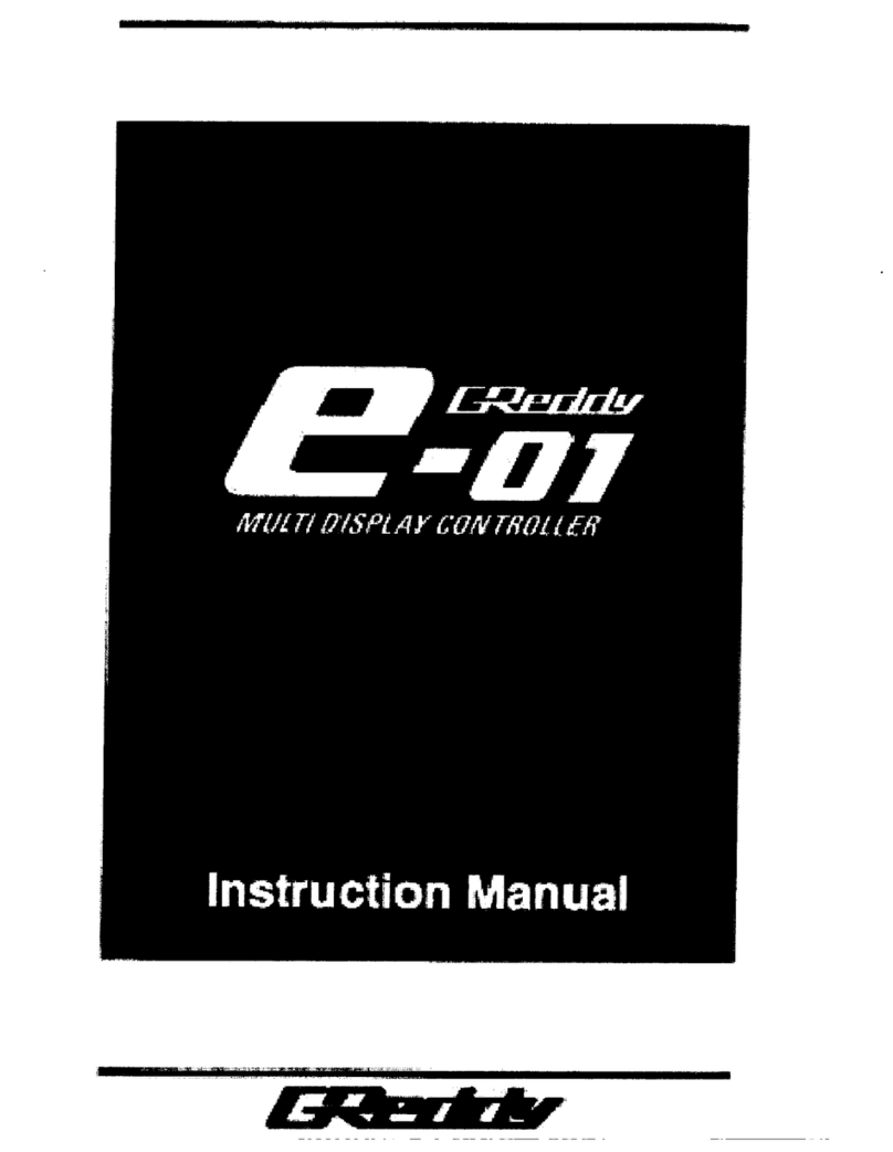 GReddy e-01 User manual