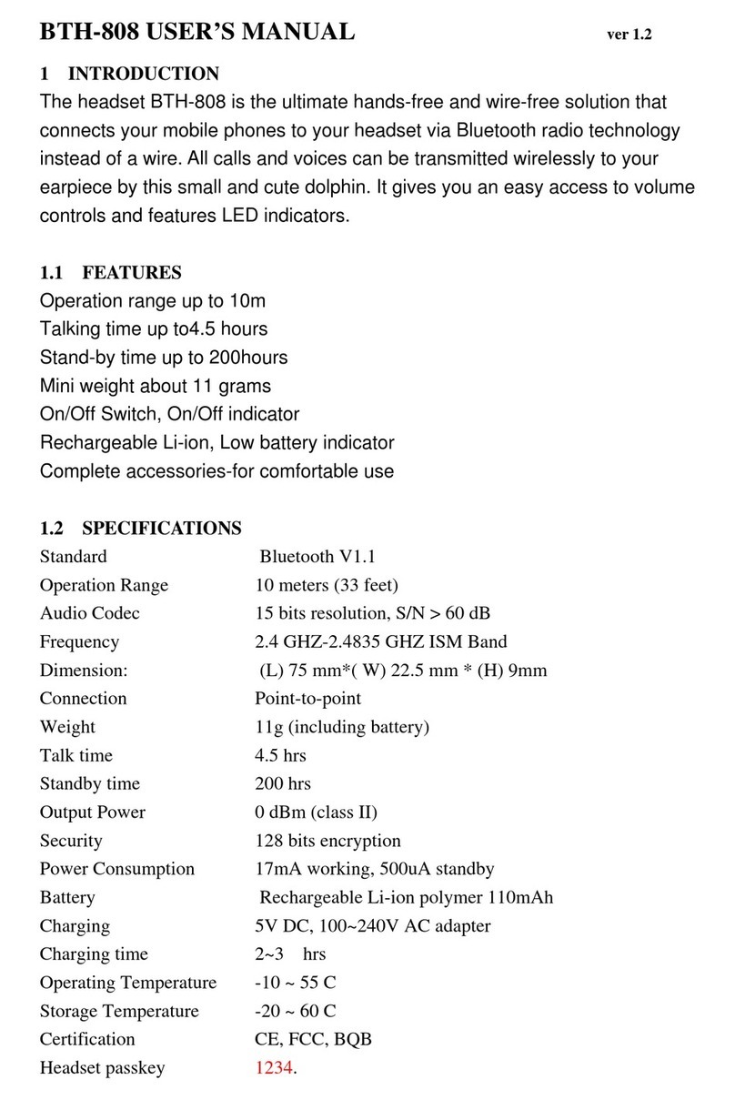 Global Sat BTH-808 user manual