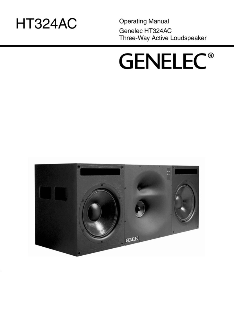 Genelec HT324AC operating manual