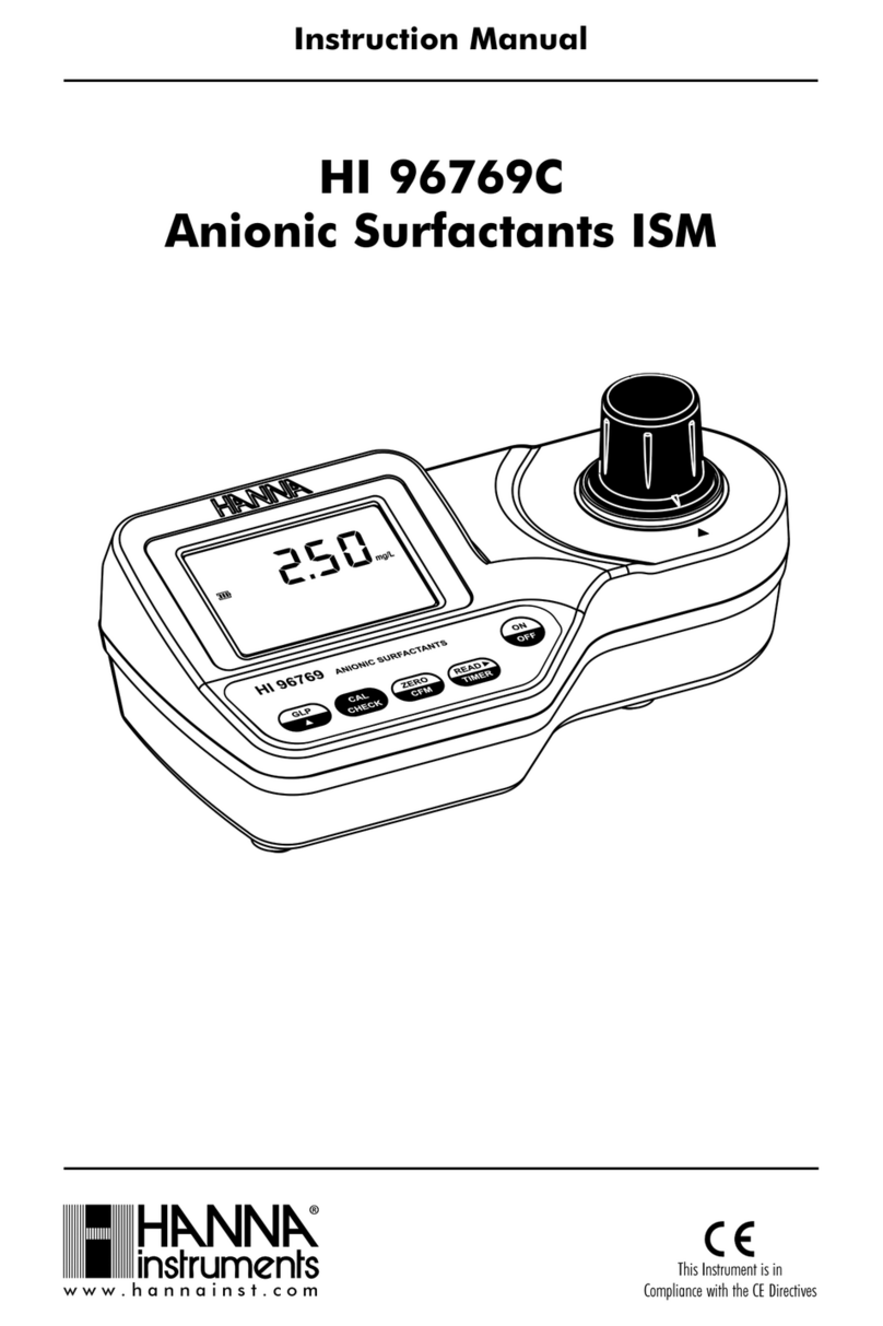 Hanna Instruments HI 96769C instruction manual