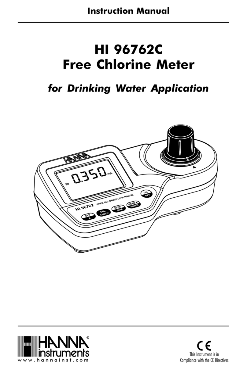 Hanna Instruments HI 96762C instruction manual