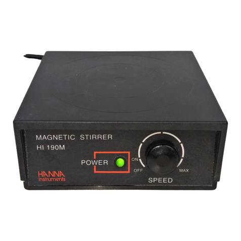 Hanna Instruments HI 190 instruction manual