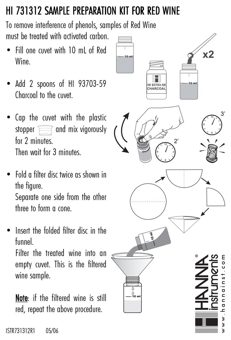 Hanna Instruments HI 731312 User manual