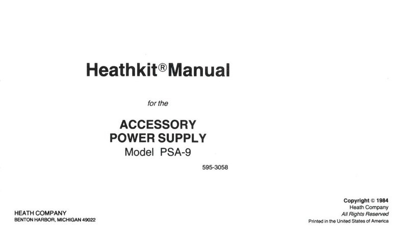 Heath Heathkit PSA-9 User manual