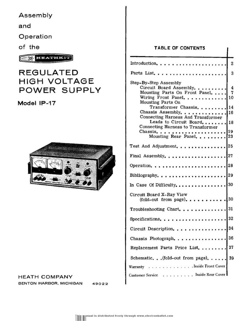 Heath Heathkit IP-17 Assembly manual