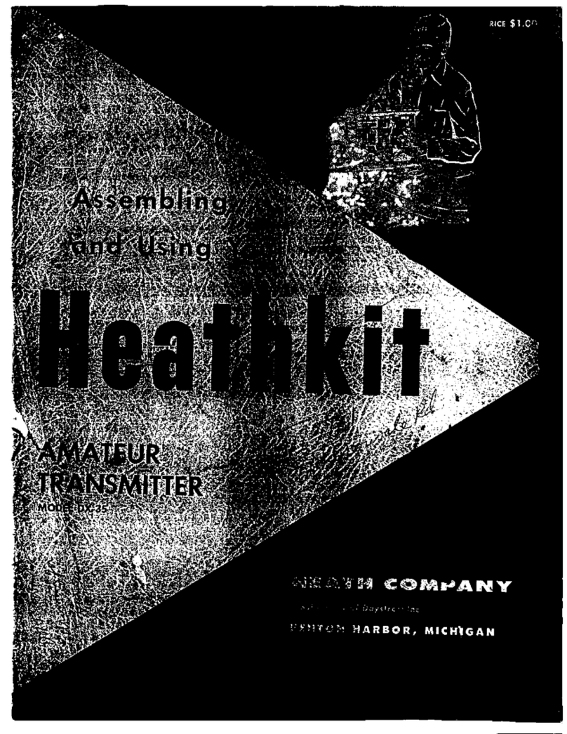 Heath Heathkit DX-35 Assembly manual