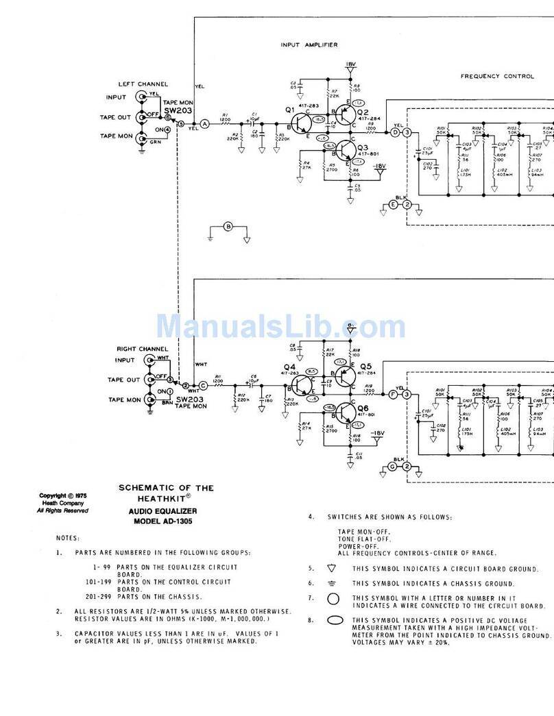 Heath Heathkit AD-1305 Schematic diagram