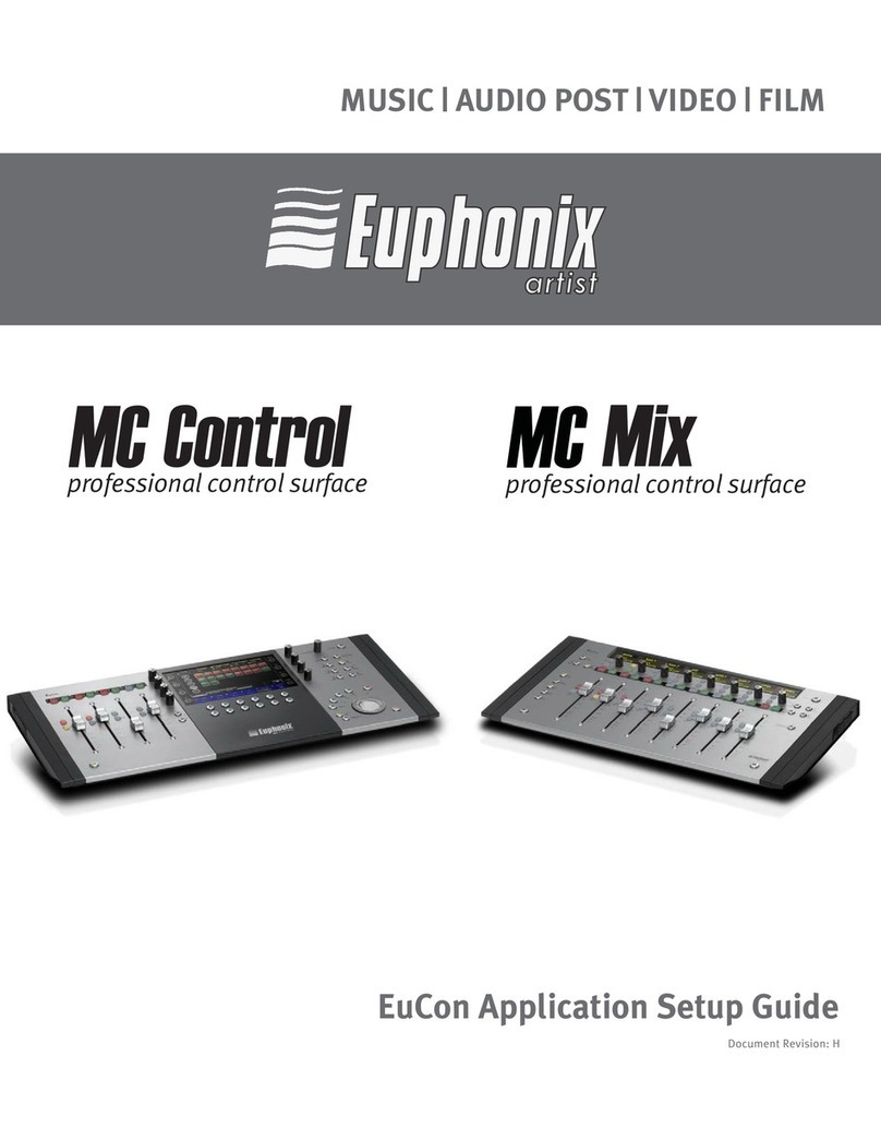 Euphonix EuCon Setup guide
