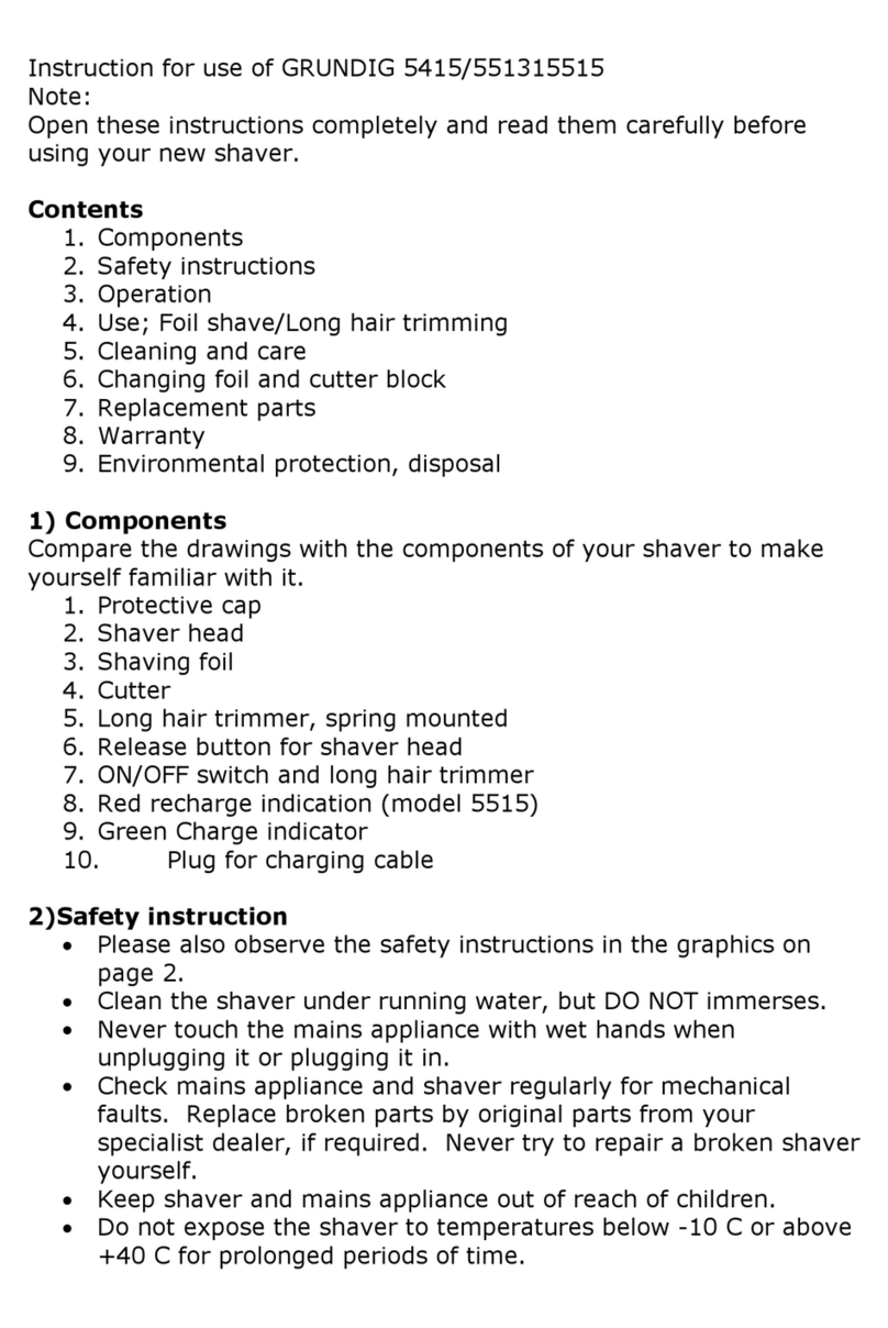 Grundig 5415/551215515 User manual