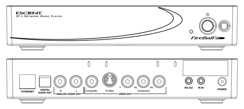 Escient FireBall ZP-1 Service manual