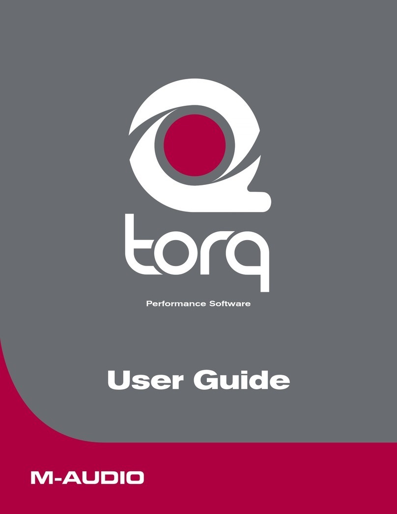 M-Audio Torq User manual
