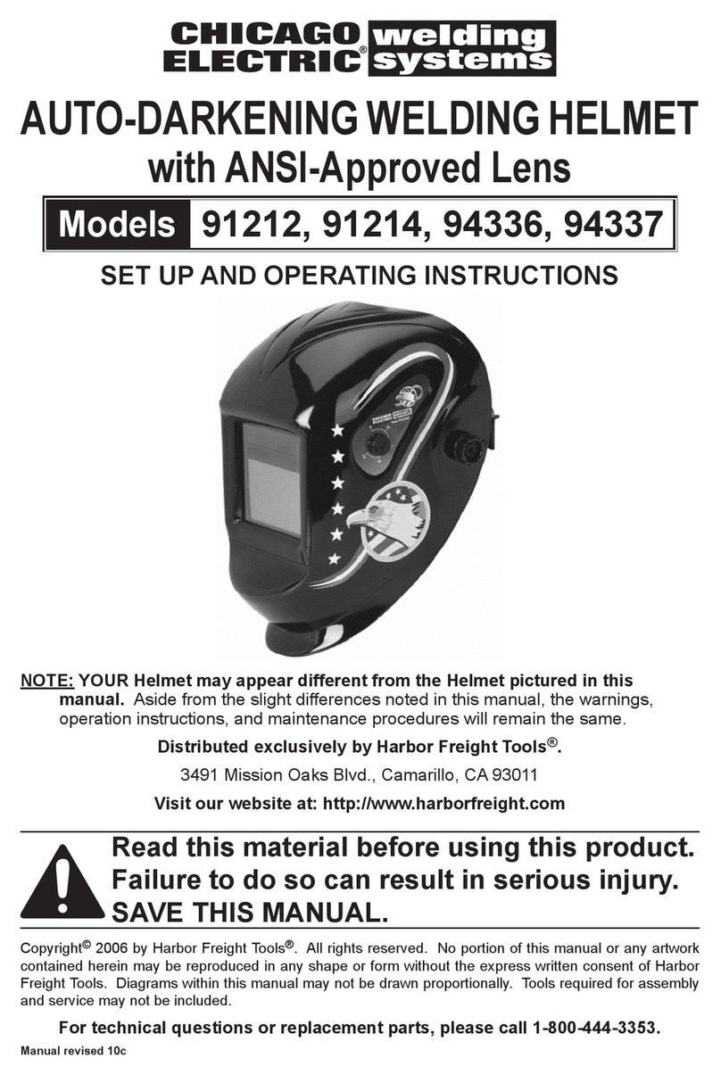 Chicago Electric 91212 Installation manual