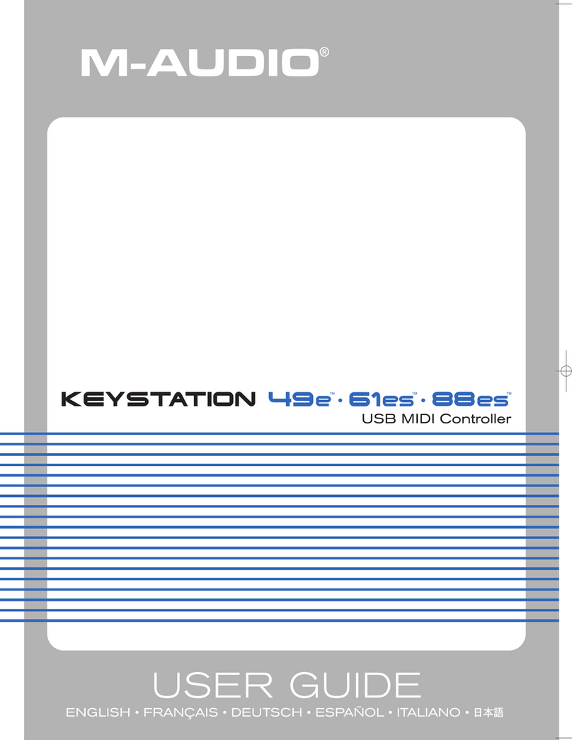 M-Audio Keystation 49e User manual