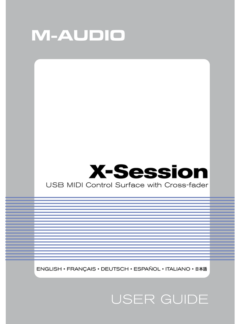 M-Audio X-Session user guide