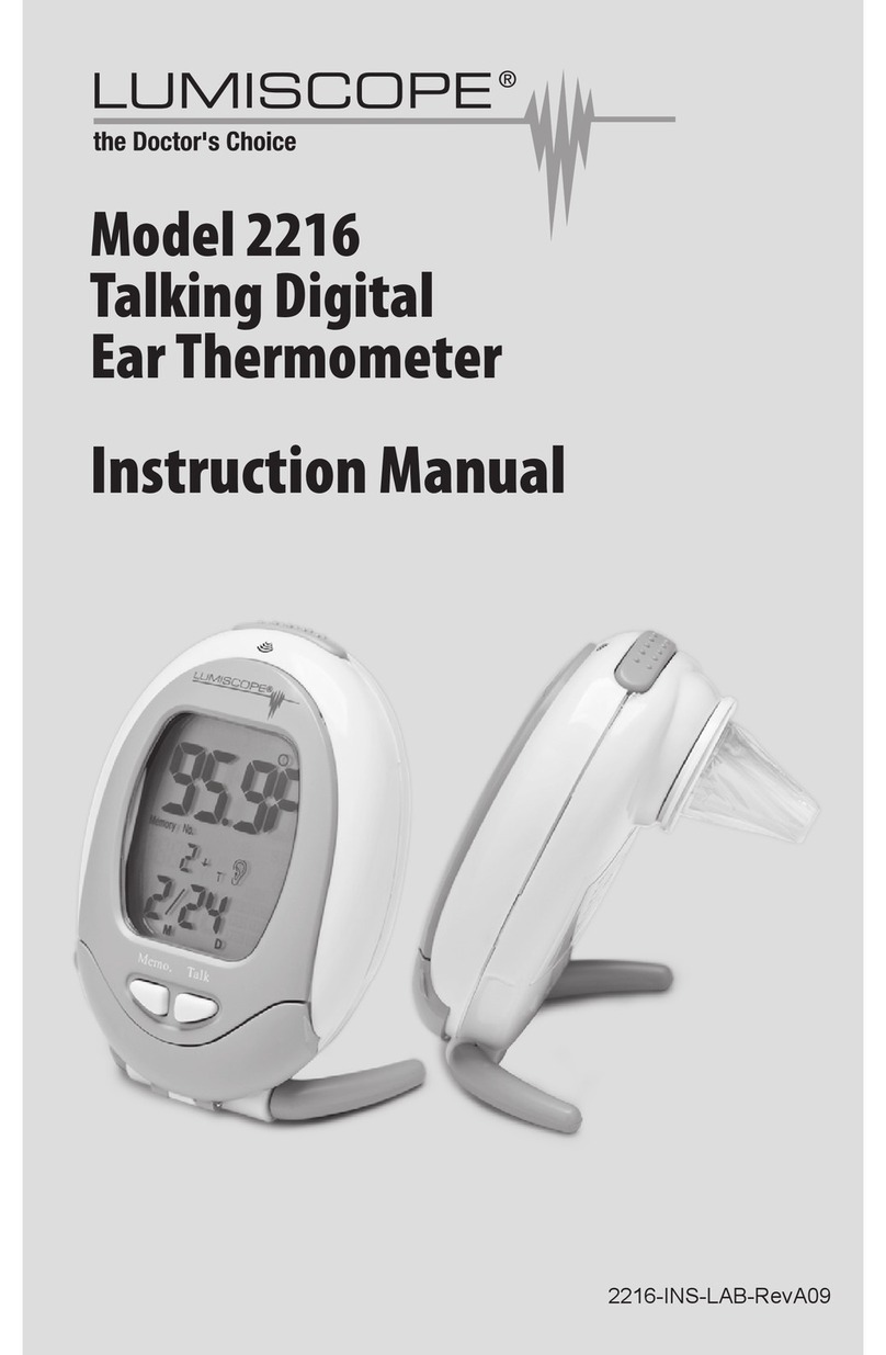 Lumiscope 2216 User manual
