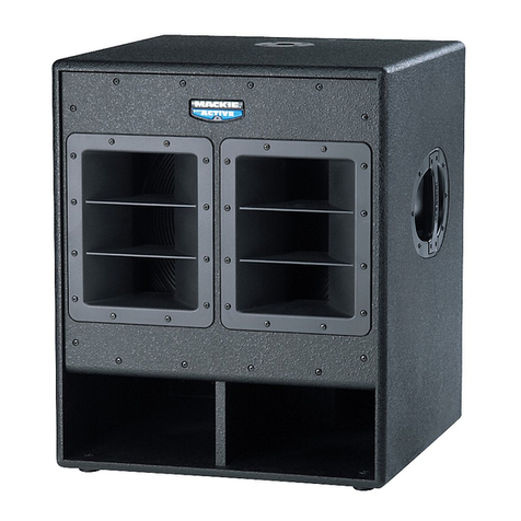 Mackie SWA1801Z user manual