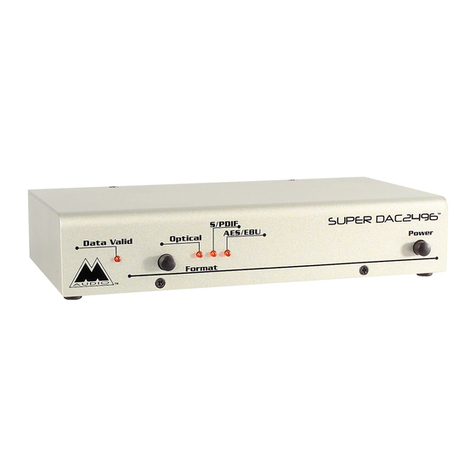 M-Audio SUPER DAC 2496 user manual