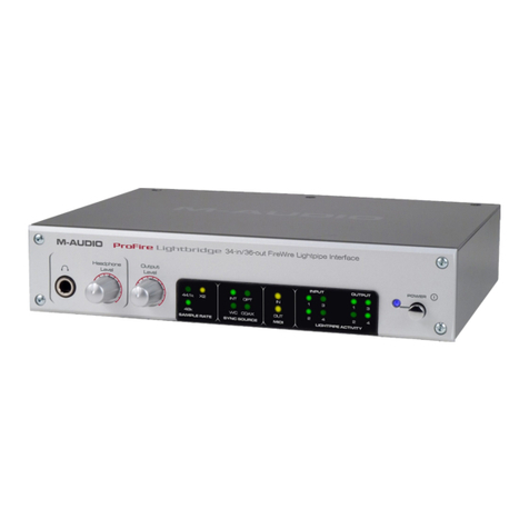 M-Audio ProFire Lightbridge user guide