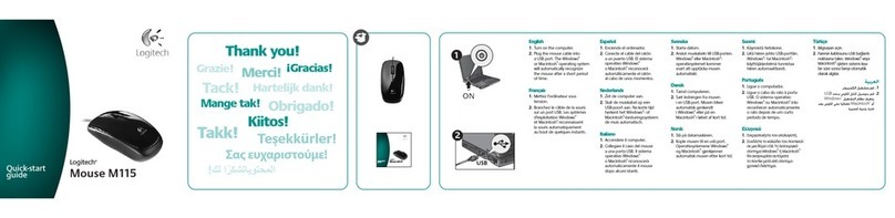 Logitech M115 User manual Logitech M115 User manual