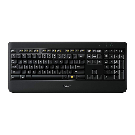 Logitech K800 User manual