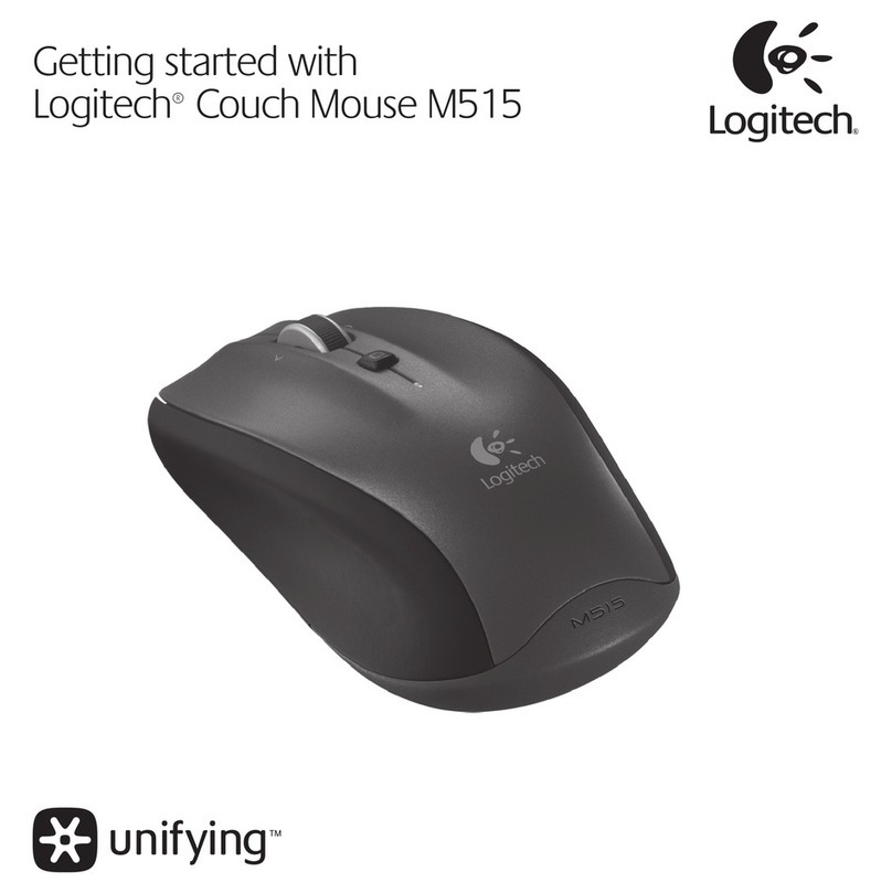 Logitech M515 User manual Logitech M515 User manual