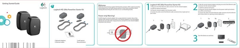 Logitech HD 200a Getting started guide