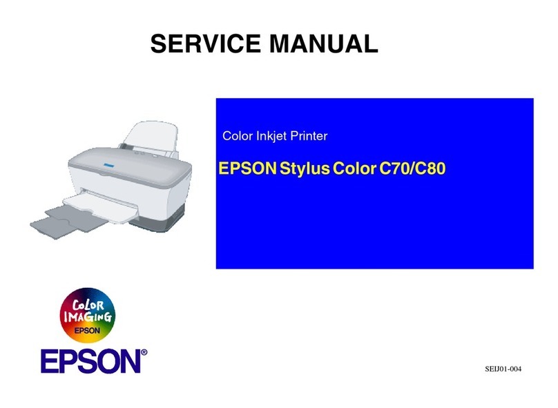 Epson Stylus Color C70 User manual