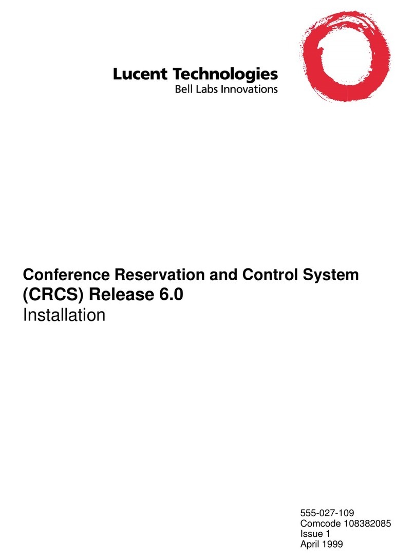 Lucent Technologies CRCS User manual