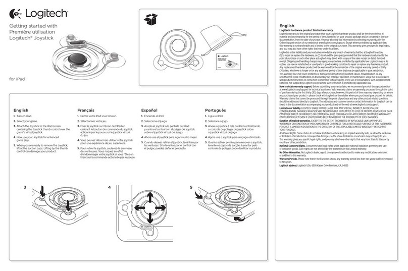 Logitech Joystick User manual