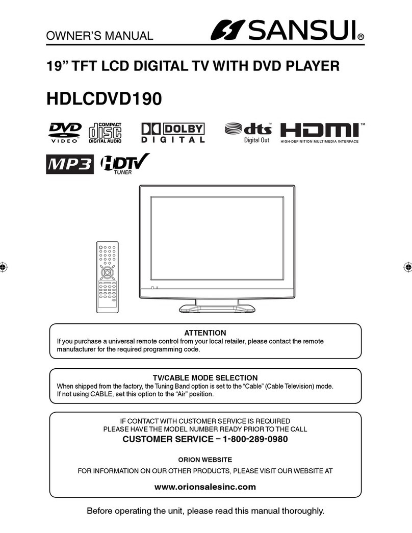 Sansui HDLCDVD190 User manual