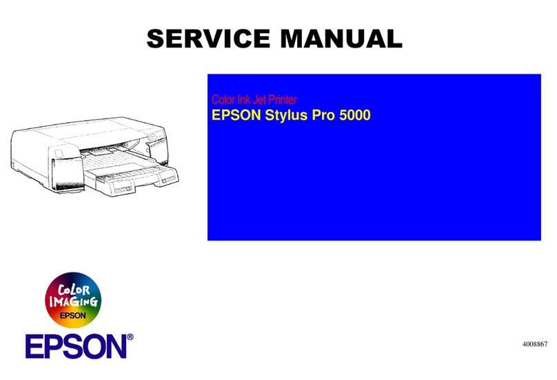 Epson Stylus Pro 5000 User manual