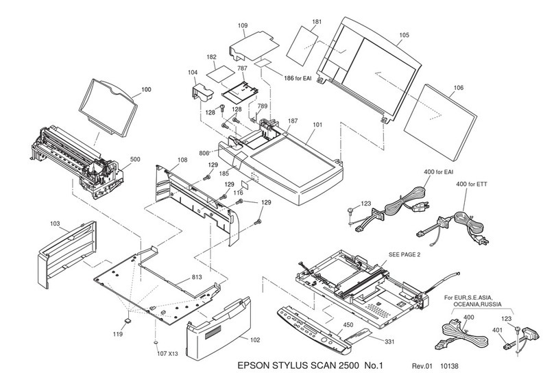 Epson Stylus Scan 2500 User manual