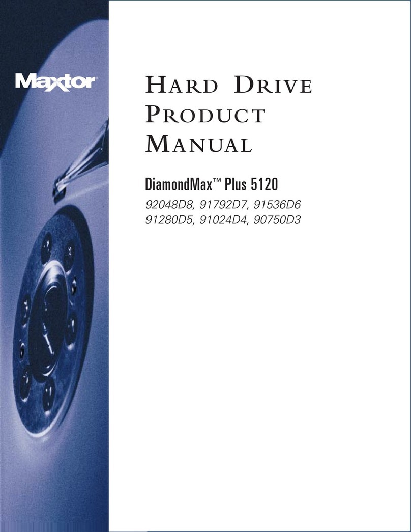 Maxtor DIAMONDMAXTM PLUS 5120 90750D3 User manual