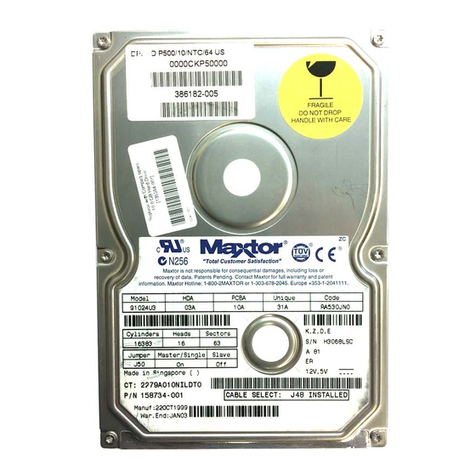 Maxtor DIAMONDMAXTMPLUS6800 90683U2 product manual