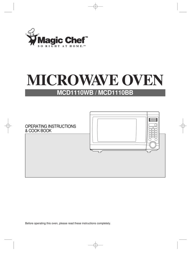 Magic Chef MCD1110WB Use and care manual