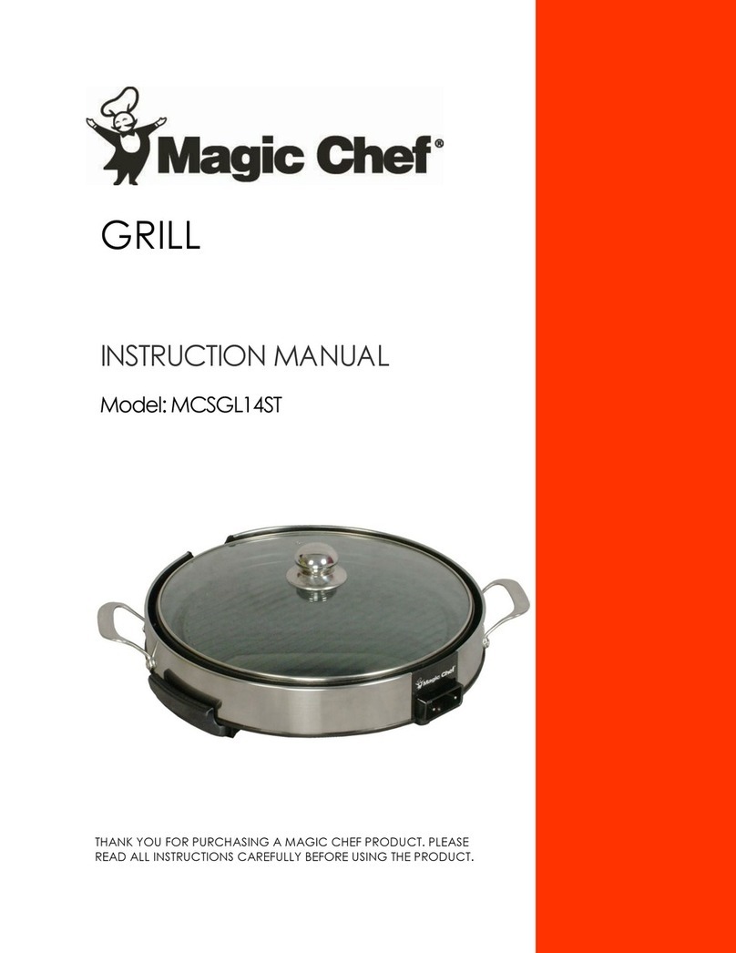 Magic Chef MCSGL14ST instruction manual
