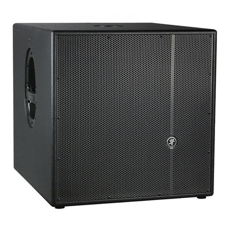 Mackie HD 1801 User manual
