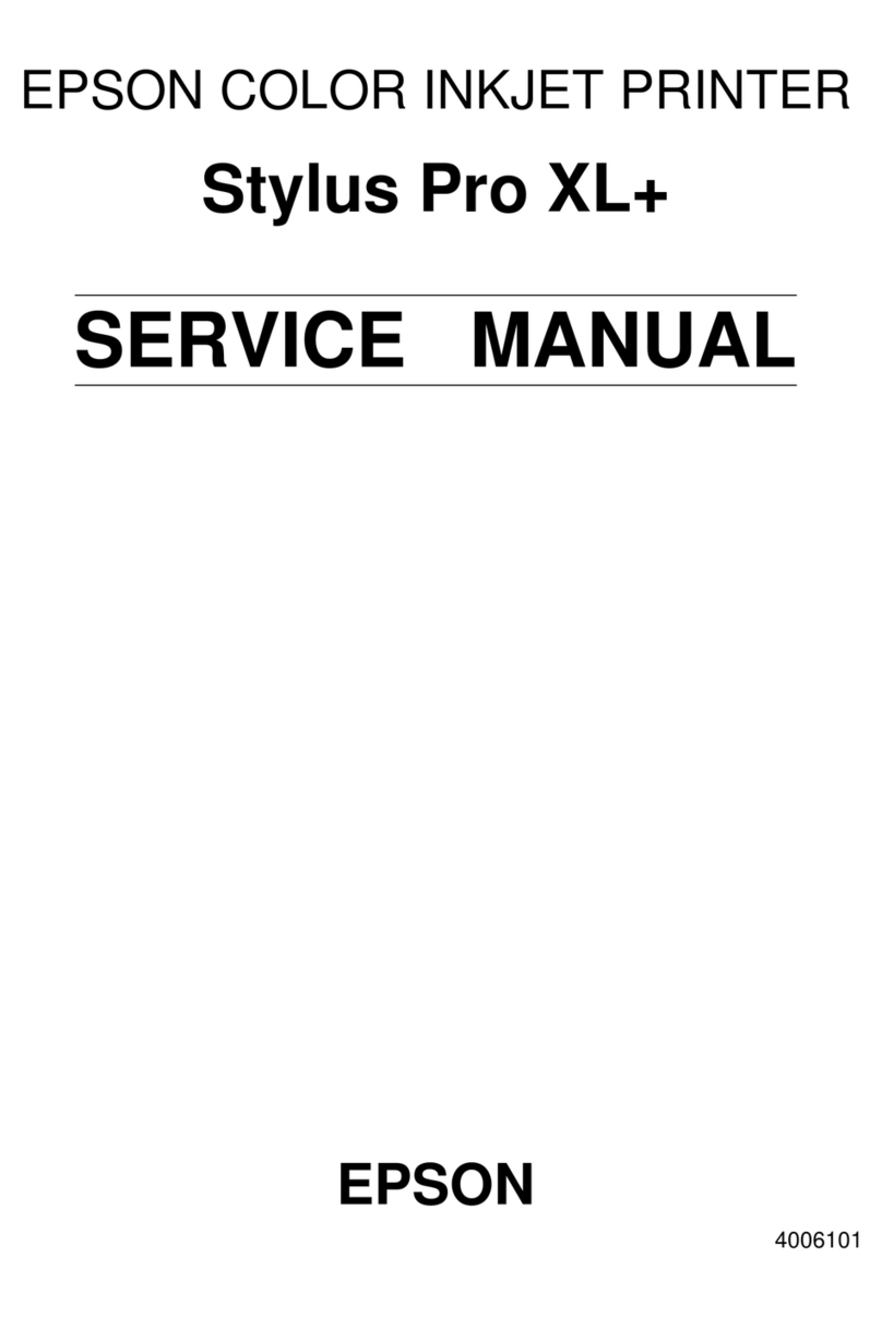 Epson Stylus Pro XL User manual