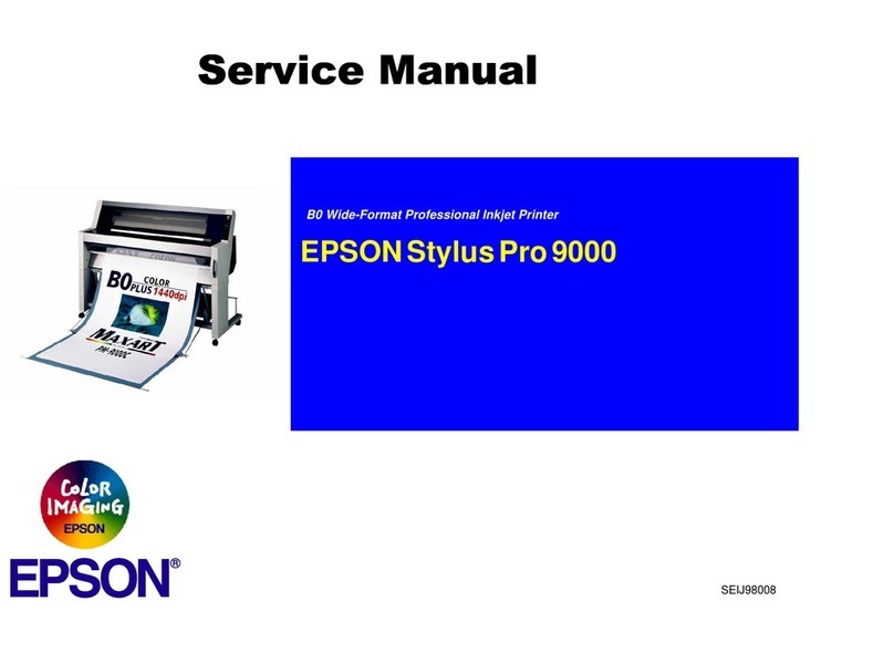 Epson Stylus Pro 9000 - Print Engine User manual