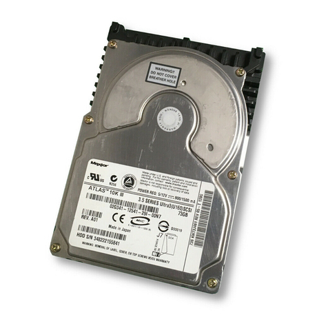 Maxtor ATLAS 10K III User manual