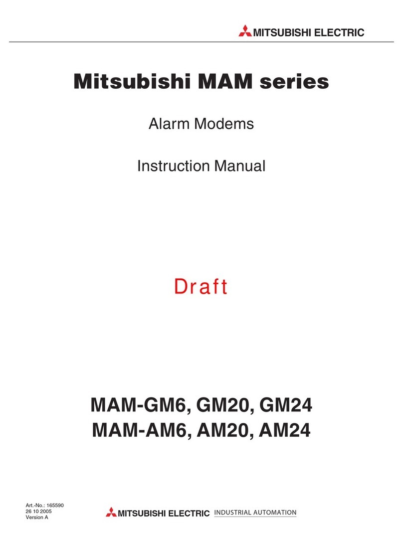Mitsubishi Electric MAM-AM20 instruction manual